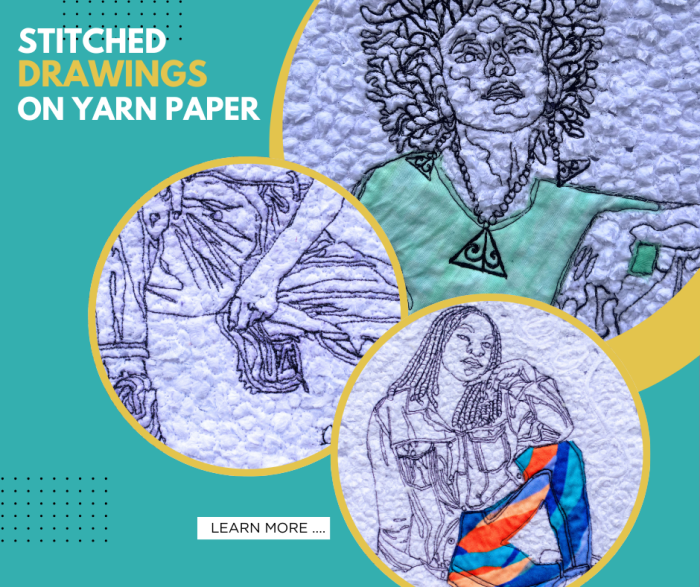Stitchings on Yarn Paper